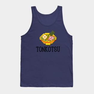 TONKOTSU×Ramen pixel art Tank Top